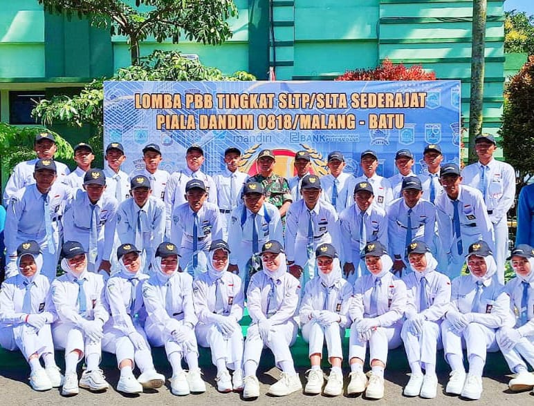 Lomba PBB Piala Dandim 0818 Malang Batu Dalam Rangka HUT RI Ke-80